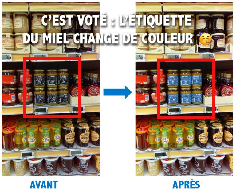 Vote étiquette miel des consommateurs
